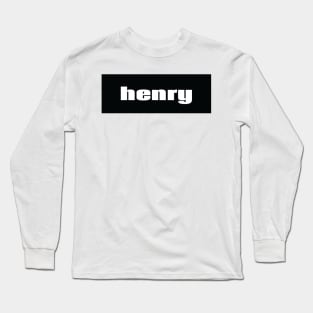 Henry Long Sleeve T-Shirt